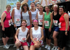 the Happy group after the race