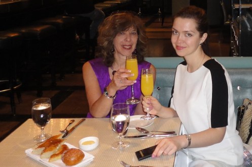 brunch at Gordon Ransey's The Maze restaurant