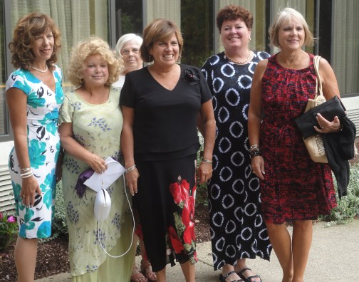 some of my tenis friends & me before the wedding