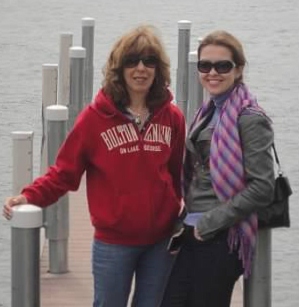 wiht Anna in Lake George May 2012