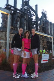 me feeling short with the Running Skirts ladies