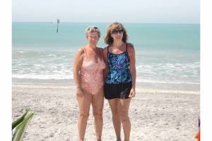 Pat & I at Englewood Beach