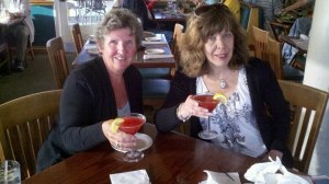 Pat & I having Florida martinis