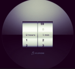 use the timer on my iPad (so far 1 minute)