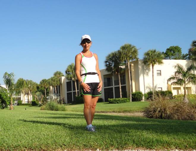 during one of my three 3-mile runs