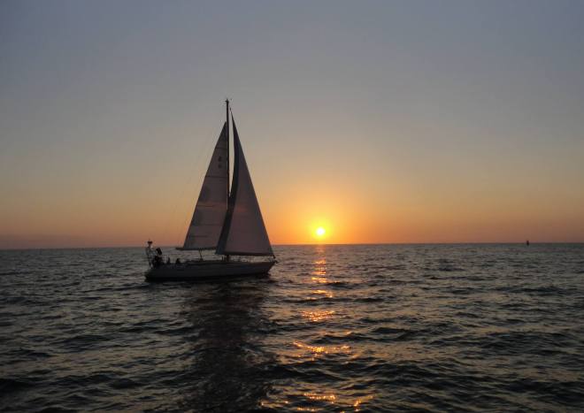 during our sunset cruise