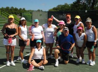 group photo with our instructor on our last day of lessons
