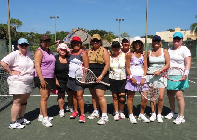group photo on our last day of tennis lessons