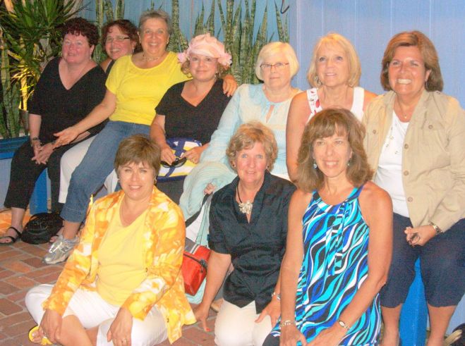 we always take a picture outside this restaurant each year