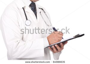 stock-photo-young-doctor-writing-notes-and-prescriptions-84986635