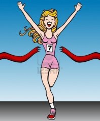 6469844-cartoon-of-a-woman-reaching-the-finish-line-in-a-running-event