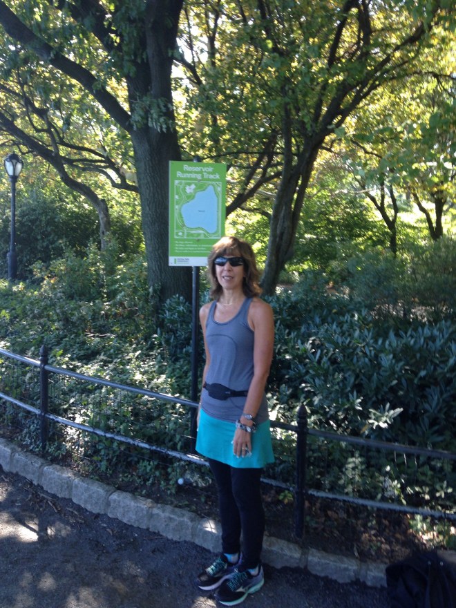 Running in Central Park