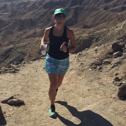 Running down the Bump N Grind Trail in CA