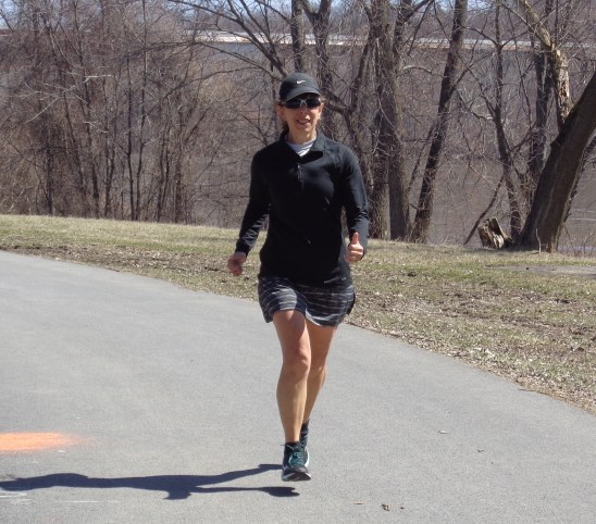 on the Corning Bike path