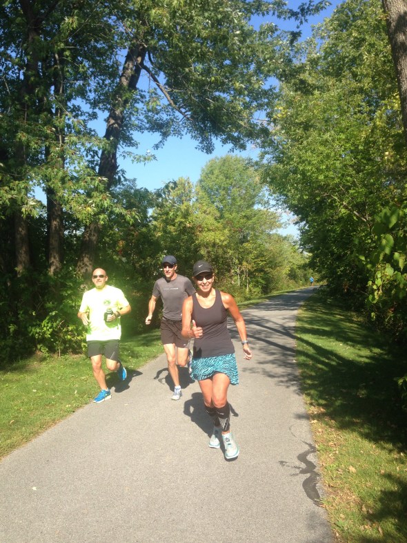running at Nisky Bike Path